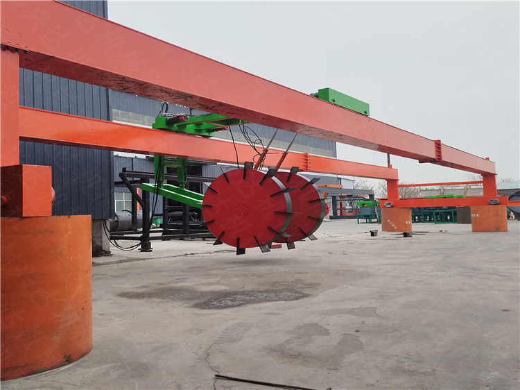 糖廠濾泥輪盤翻堆機發酵翻料有機肥設備