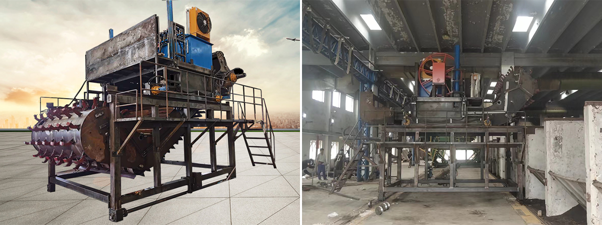 全液壓污泥翻拋機(jī)