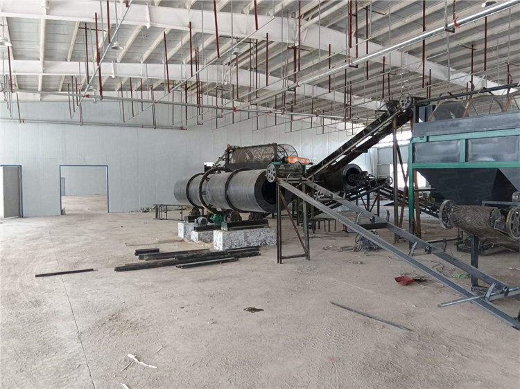 雞糞處理后的加工有機肥生產線工藝設備