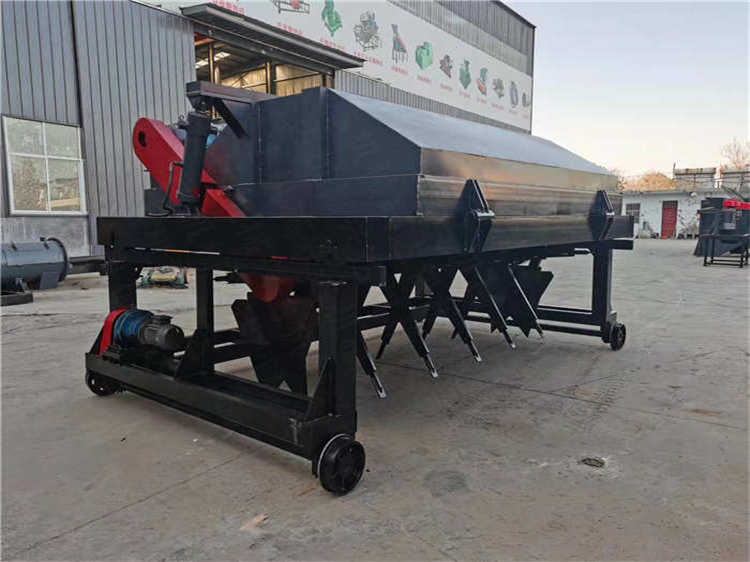 液壓升降槽式翻拋機(jī) 秸稈雞糞有機(jī)肥發(fā)酵翻堆機(jī) 生物有機(jī)肥翻堆處理設(shè)備